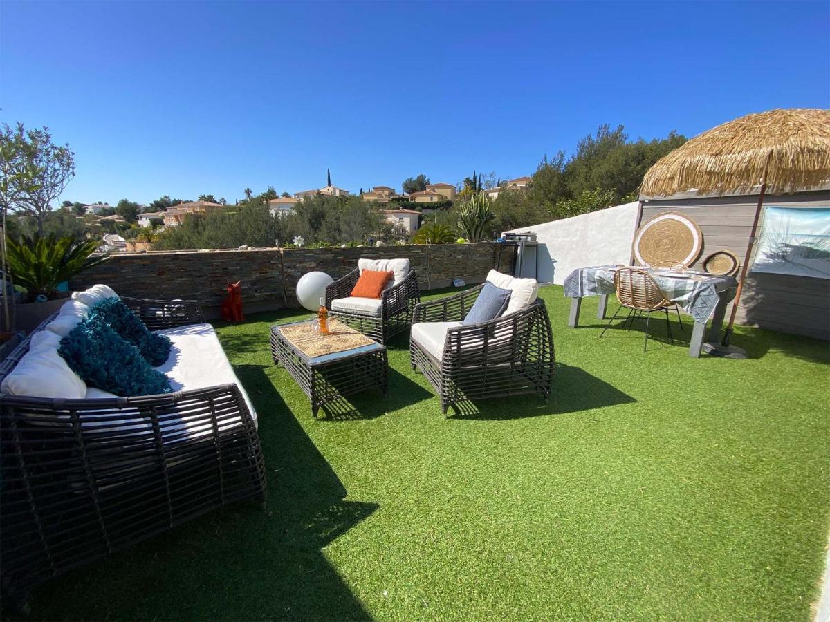 Vuemer Bandol - Grande Terrasse De 45M2 Vue Mer Piscine Parking Dış mekan fotoğraf