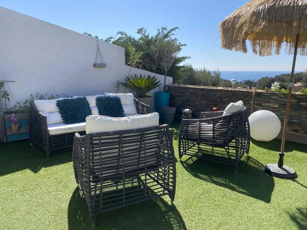 Vuemer Bandol - Grande Terrasse De 45M2 Vue Mer Piscine Parking Dış mekan fotoğraf